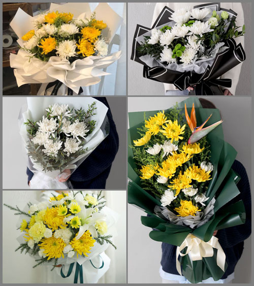 贵州毕节市黔西县太来乡方田村白事花束代送